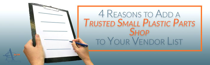 4 reasons to add a trusted small plastic parts shop to your vendor list
