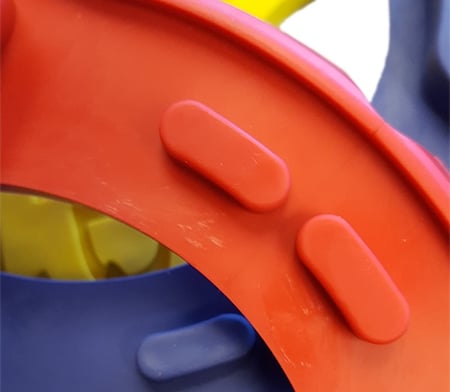 Custom color plastic parts